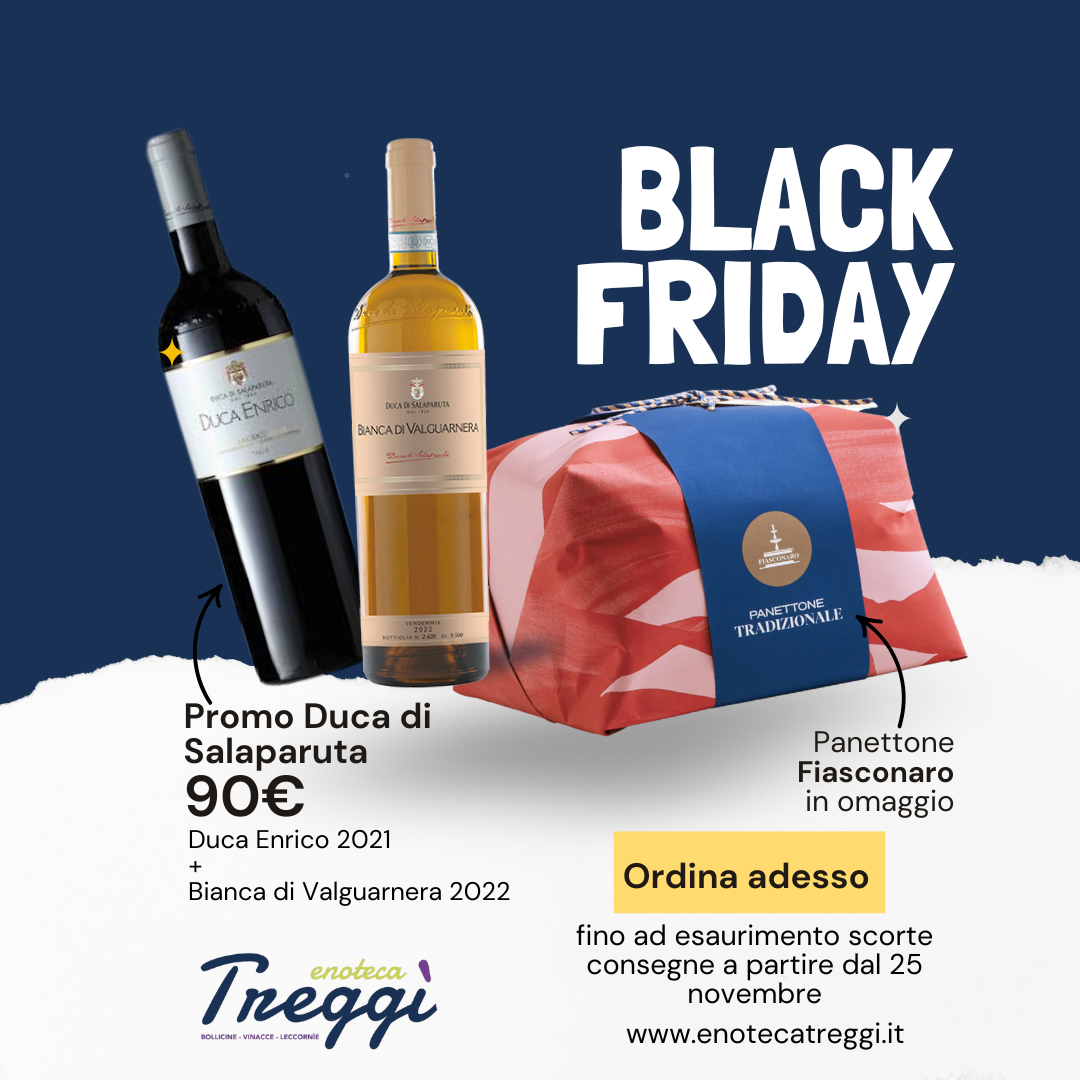 Promo Black Friday: Duca di Salaparuta con panettone Fiasconaro