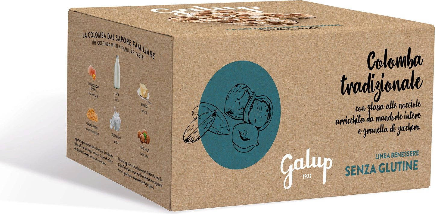 Colomba Tradizionale Senza Glutine 500 g Galup