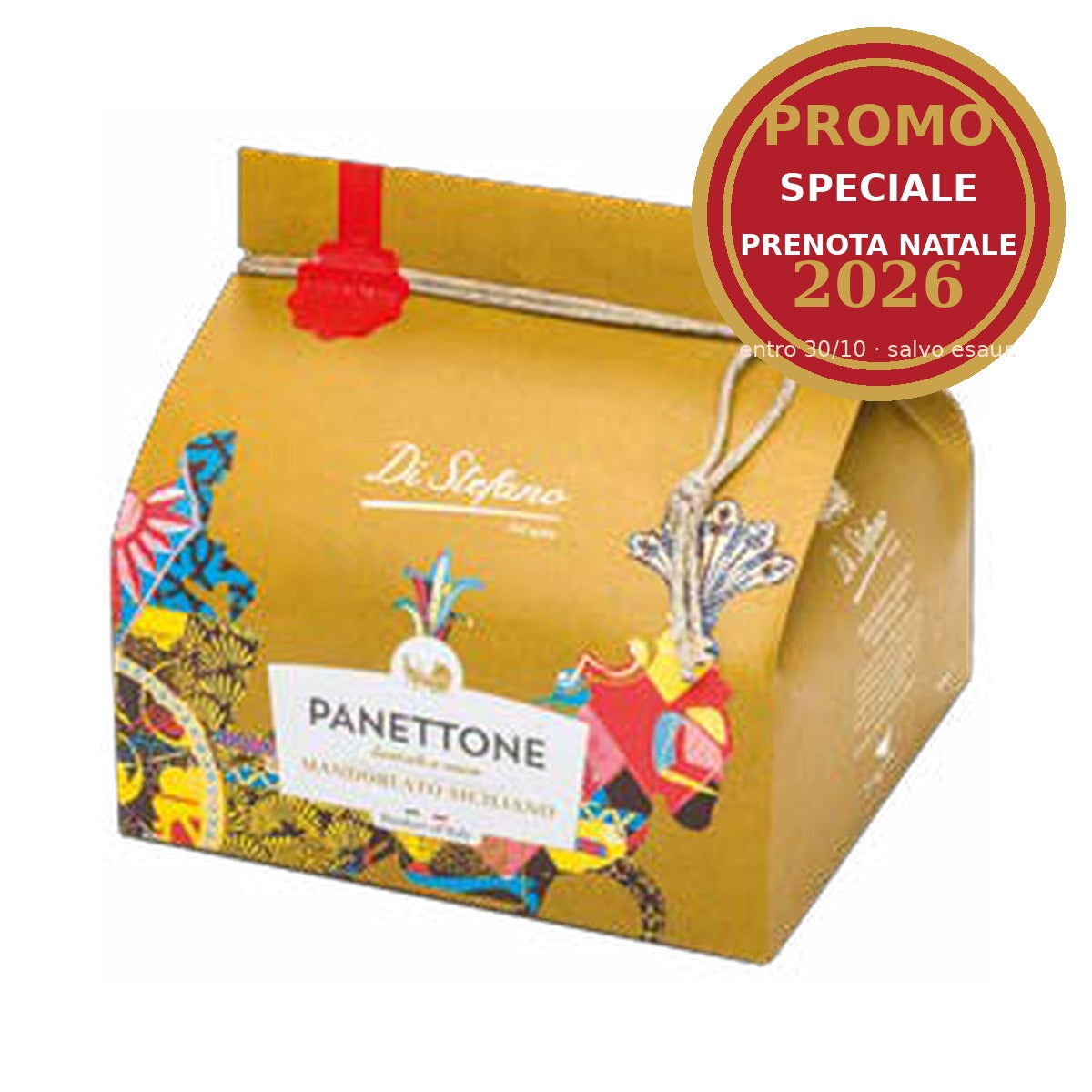 Panettone Mandorlato Siciliano Di Stefano 200 g – Mandorle e Zucchero Muscovado