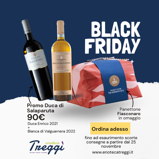 Promo Black Friday: Duca di Salaparuta con panettone Fiasconaro