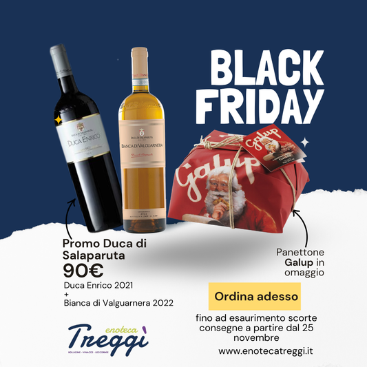 Promo Black Friday: Duca di Salaparuta con panettone Galup