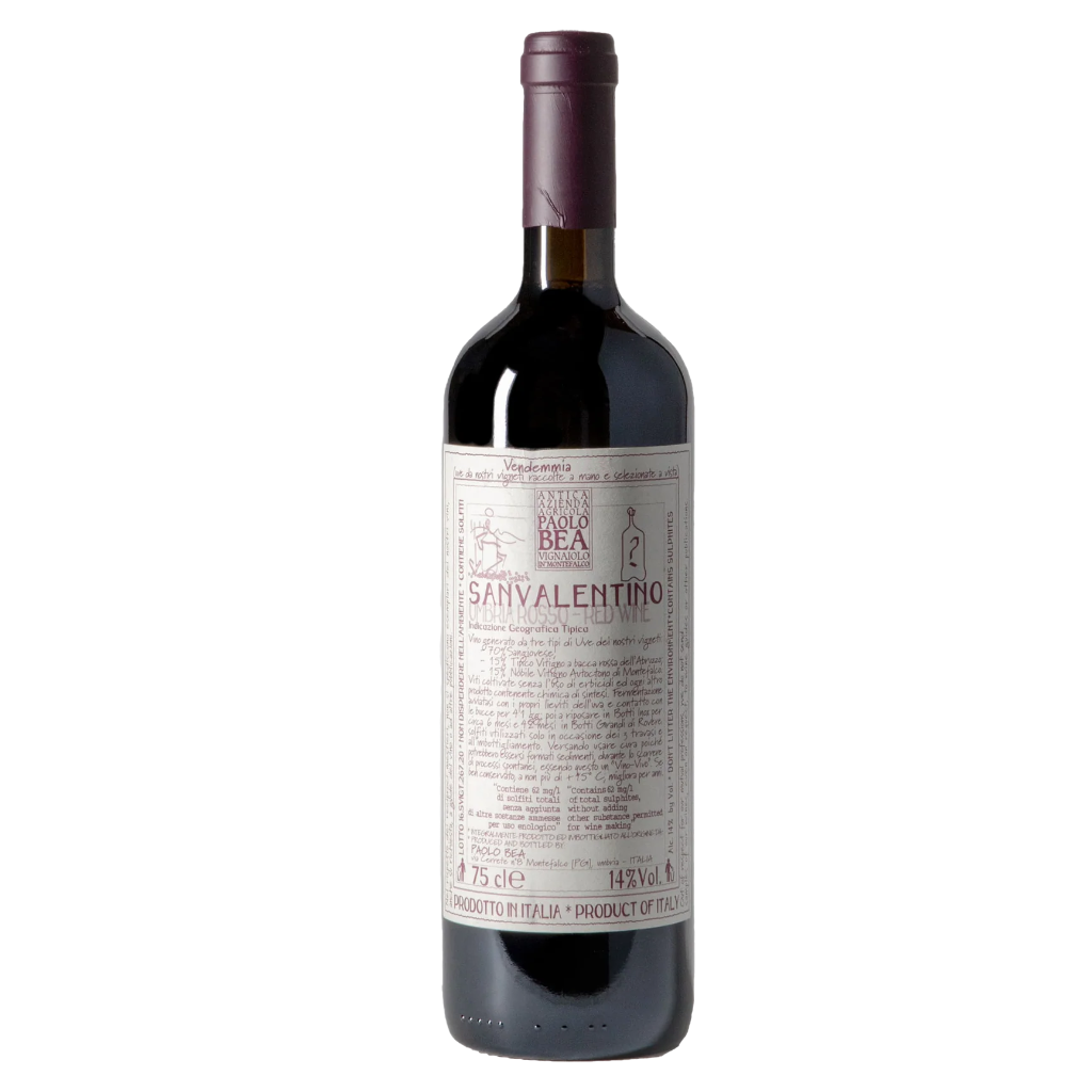 Bottiglia Umbria Rosso IGT San Valentino Paolo Bea