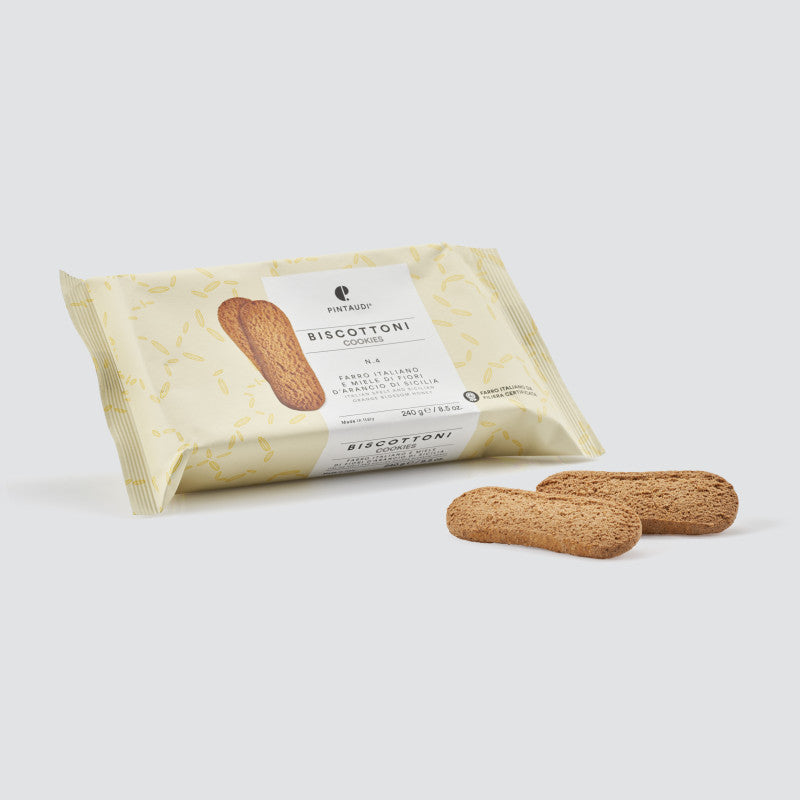 Biscottoni Farro Bio e Miele 240g Pintaudi - Enoteca Treggì