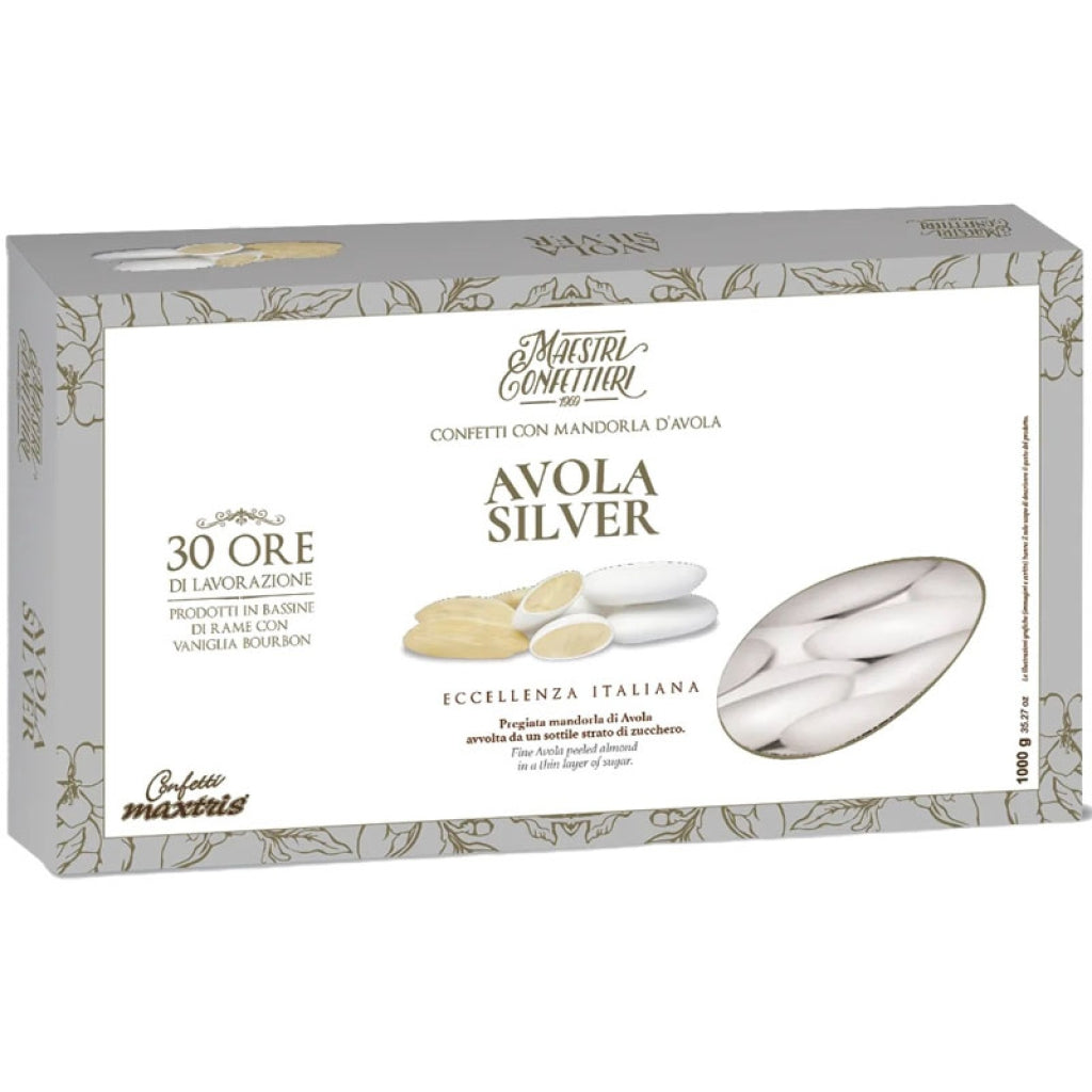 Confetti Mandorla Avola Silver Bianco 1kg