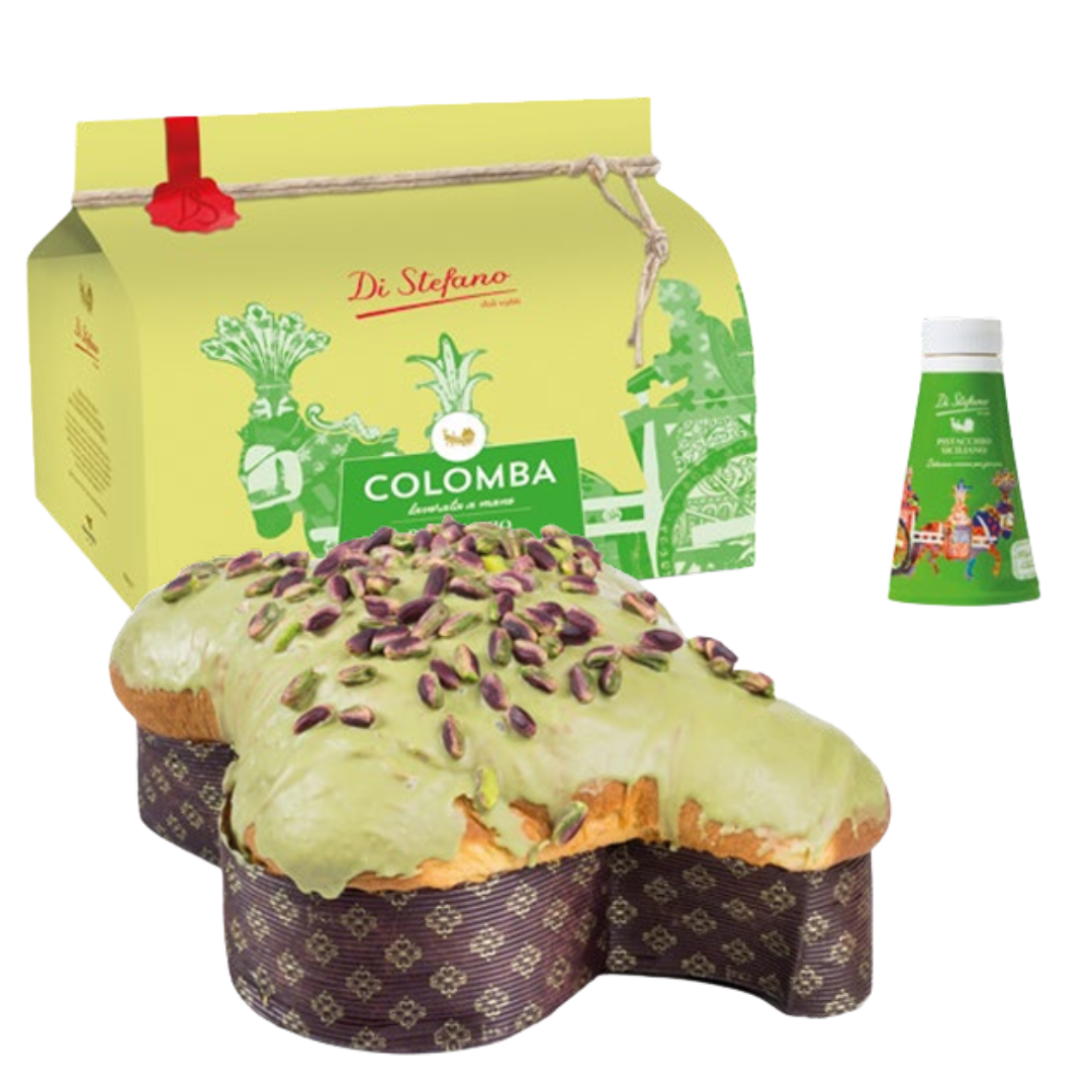 Colomba pistacchio siciliano con sac a poche bag 750 Gr Di Stefano