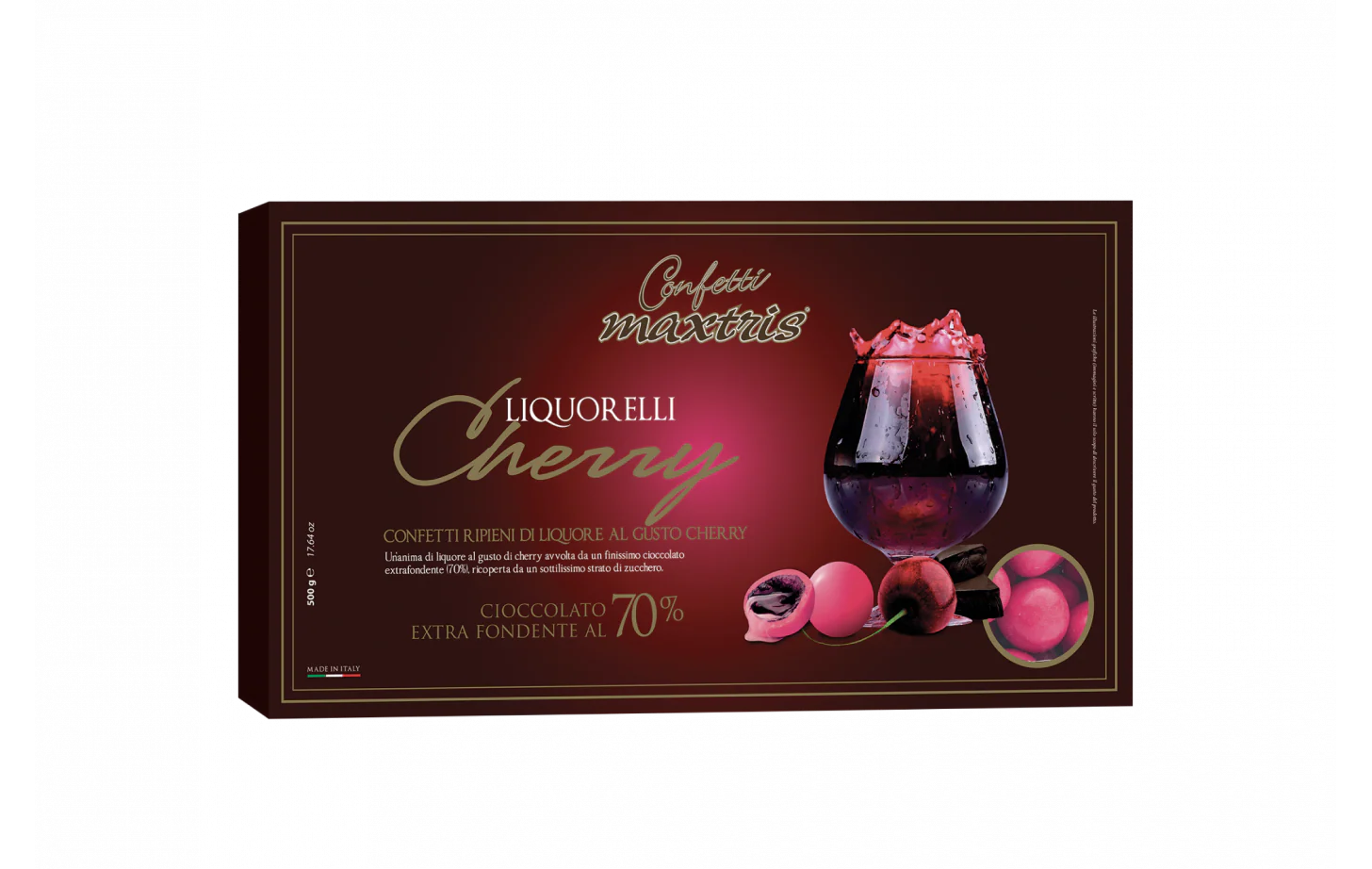 Confetti liquorelli cherry 500 gr Maxtris