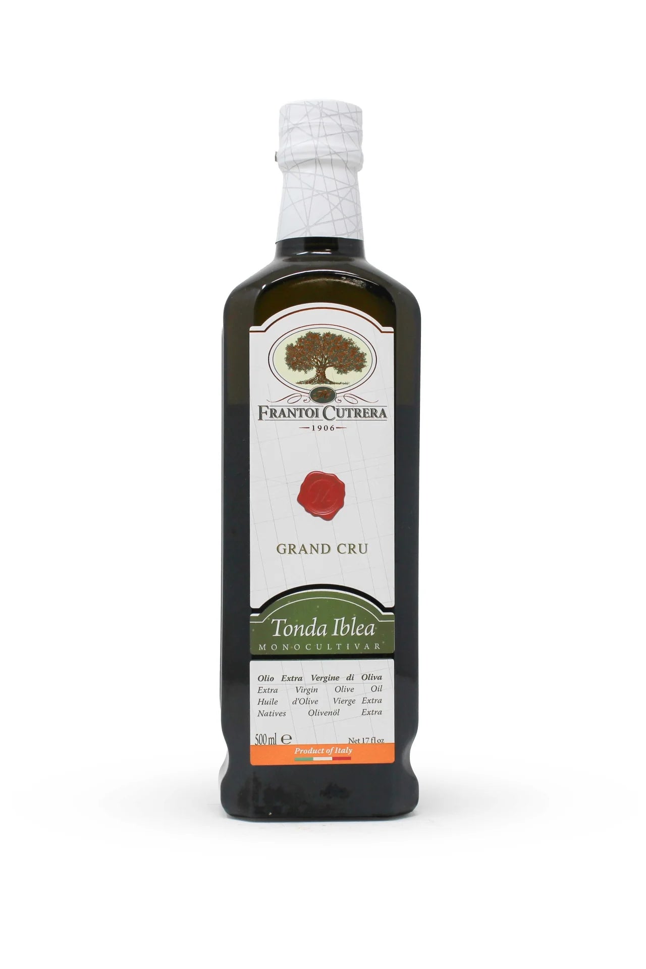 Olio EVO Tonda Iblea Gran Cru 500 ml Frantoi Cutrera