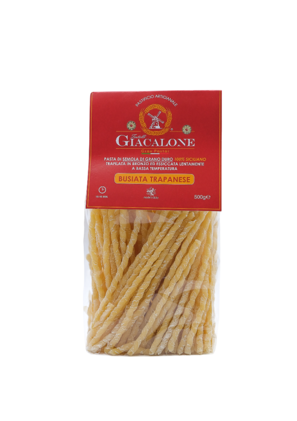 Pasta Busiata Trapanese 500gr – Gran Pastai Giacalone