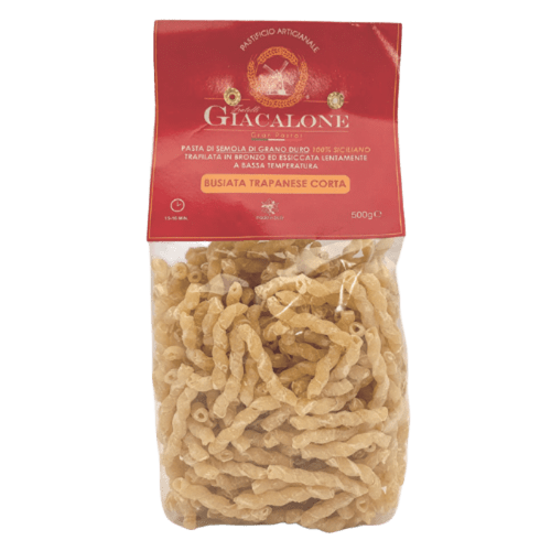 Pasta Busiata Trapanese Corta 500gr – Gran Pastai Giacalone