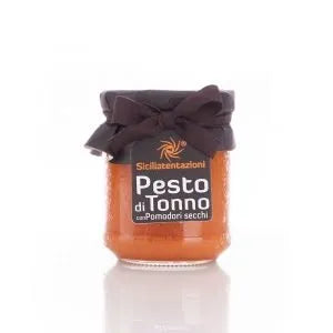 Pesto Tonno e Olive Nere 180gr – Sicilia Tentazioni