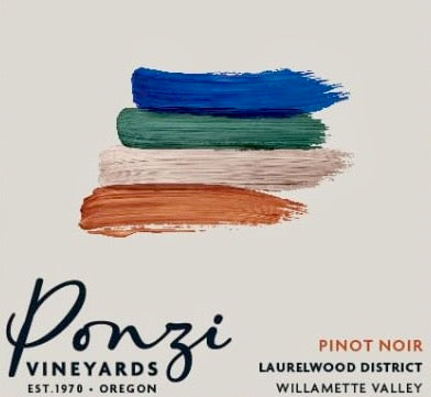 Bottiglia Ponzi Vineyards Pinot Noir Laurelwood District Willamette Valley