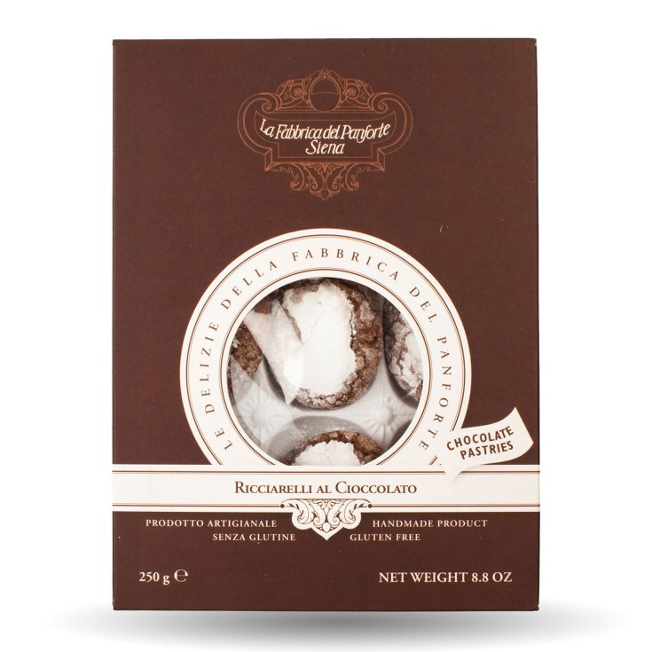 Ricciarelli al Cioccolato 250g Fabbrica del Panforte - Enoteca Treggì