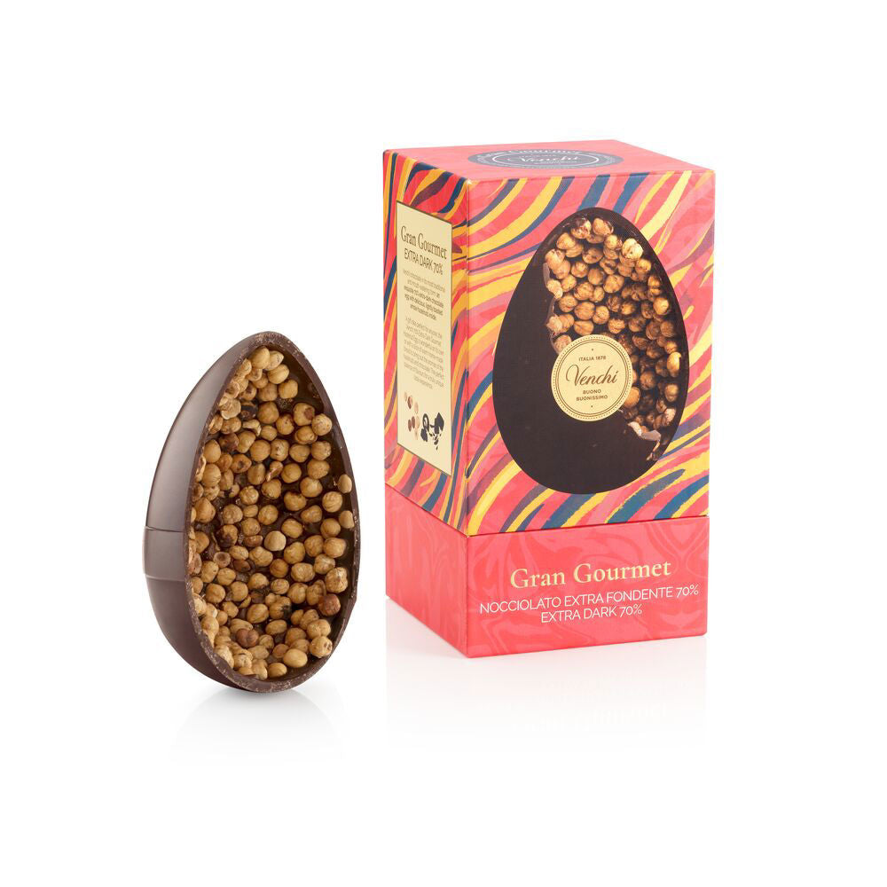 Uovo Gran Nocciolato Fondente 70% Pasqua