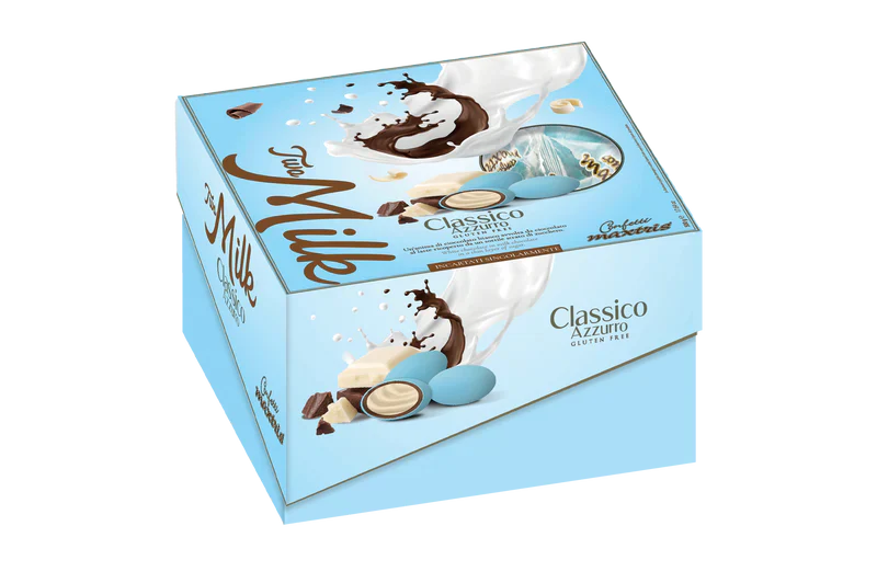 Confetti Two Milk Incartati Celeste 500g