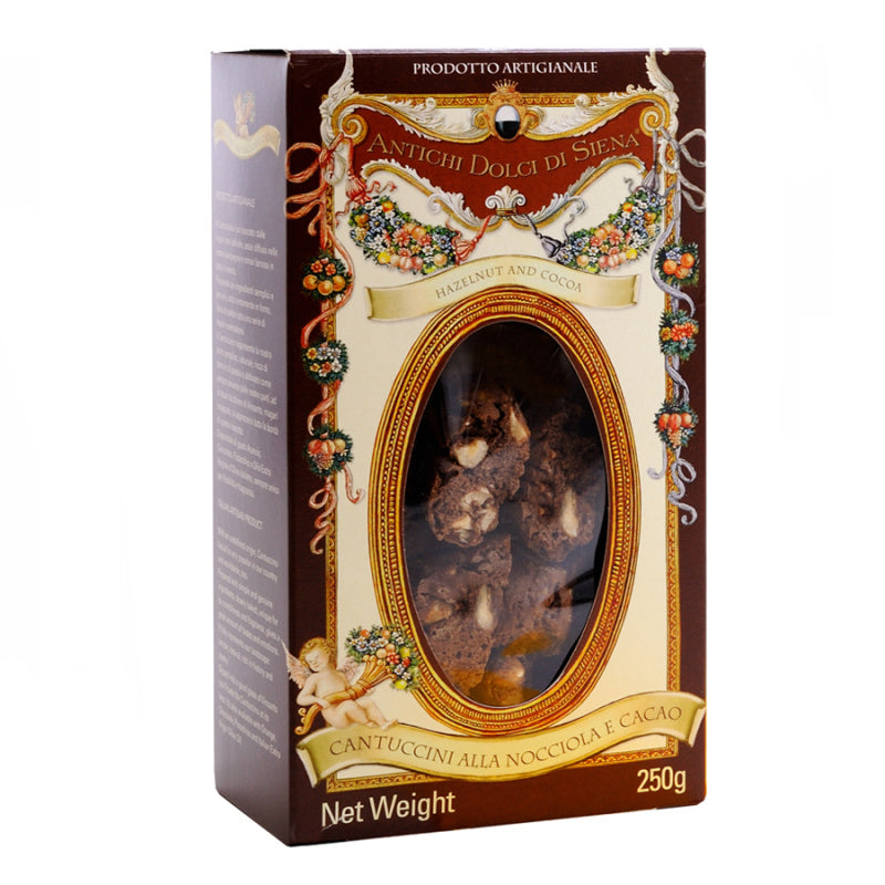 Cantucci Nocciola e Cacao 250g Fabbrica del Panforte - Enoteca Treggì