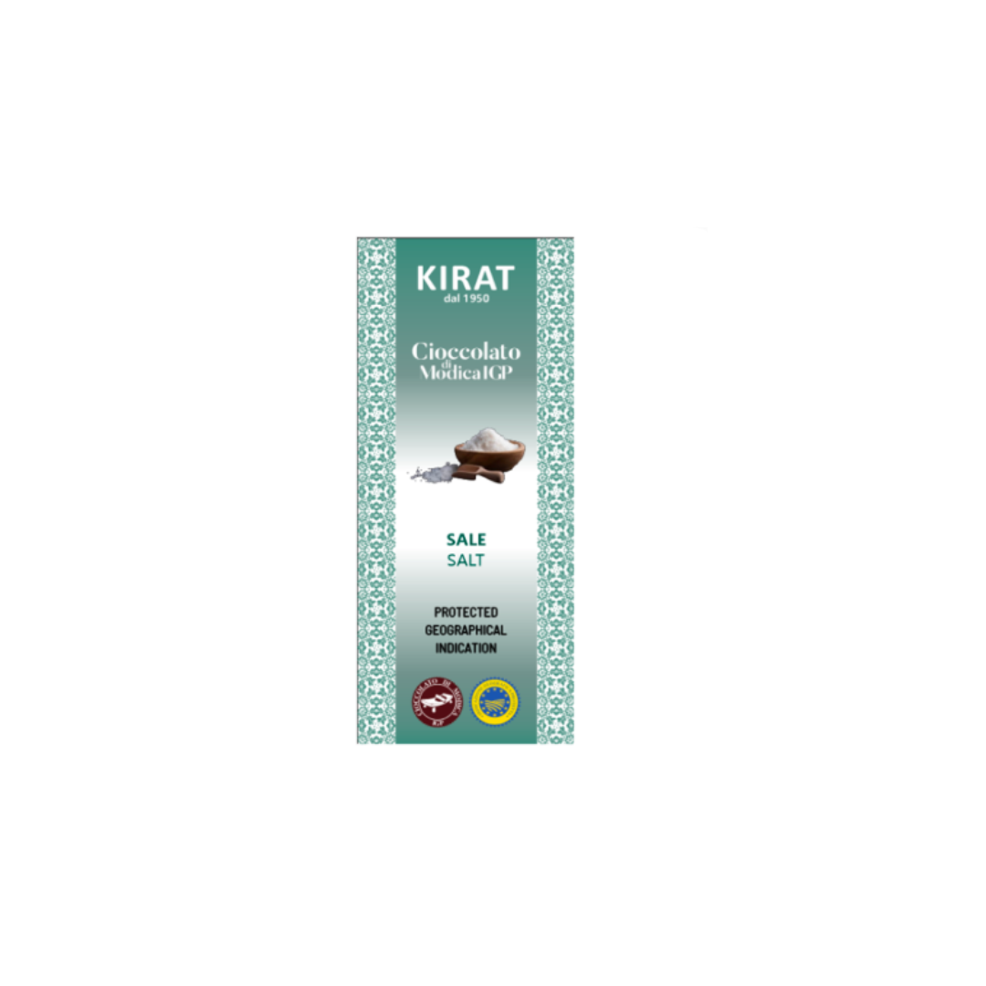 Cioccolato di Modica IGP sale 100gr Kirat