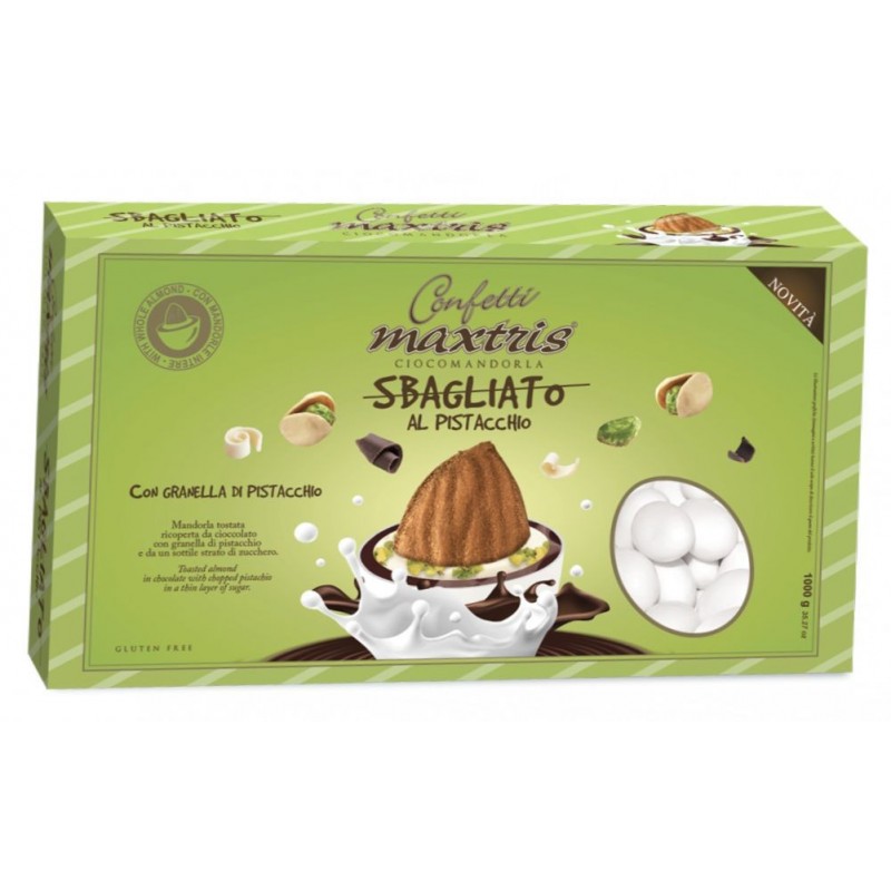 Confetti Ciocomandorla Sbagliato al Pistacchio Bianco 1kg