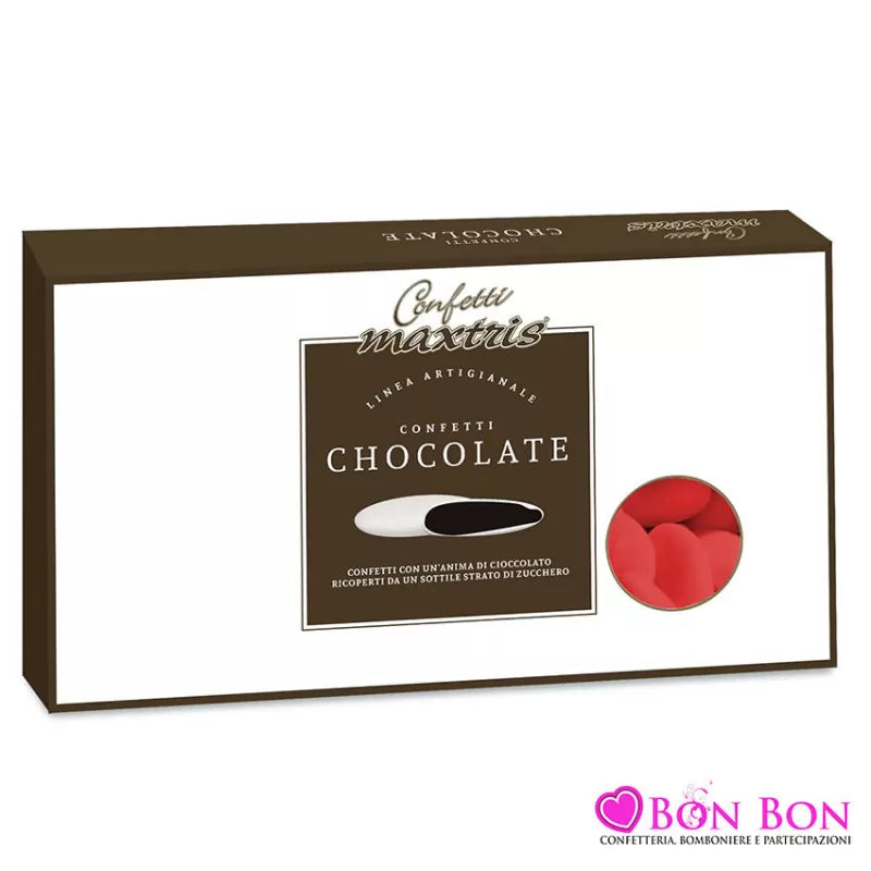 Confetti Cioccolato Fondente Rosso 1kg