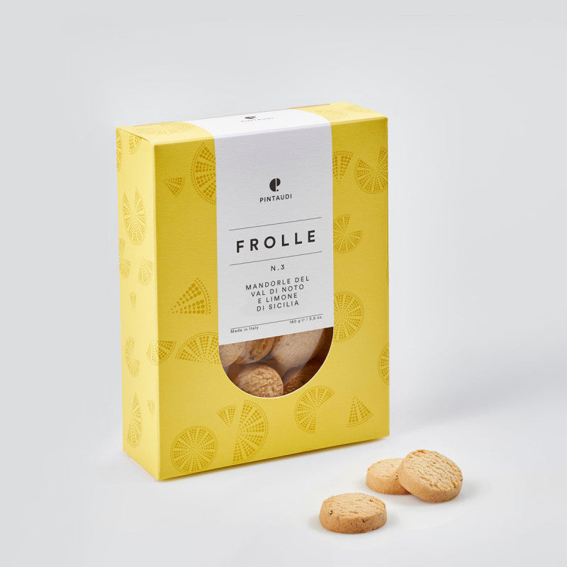 Frolla mandorle e limone 160 g Pintaudi Domori