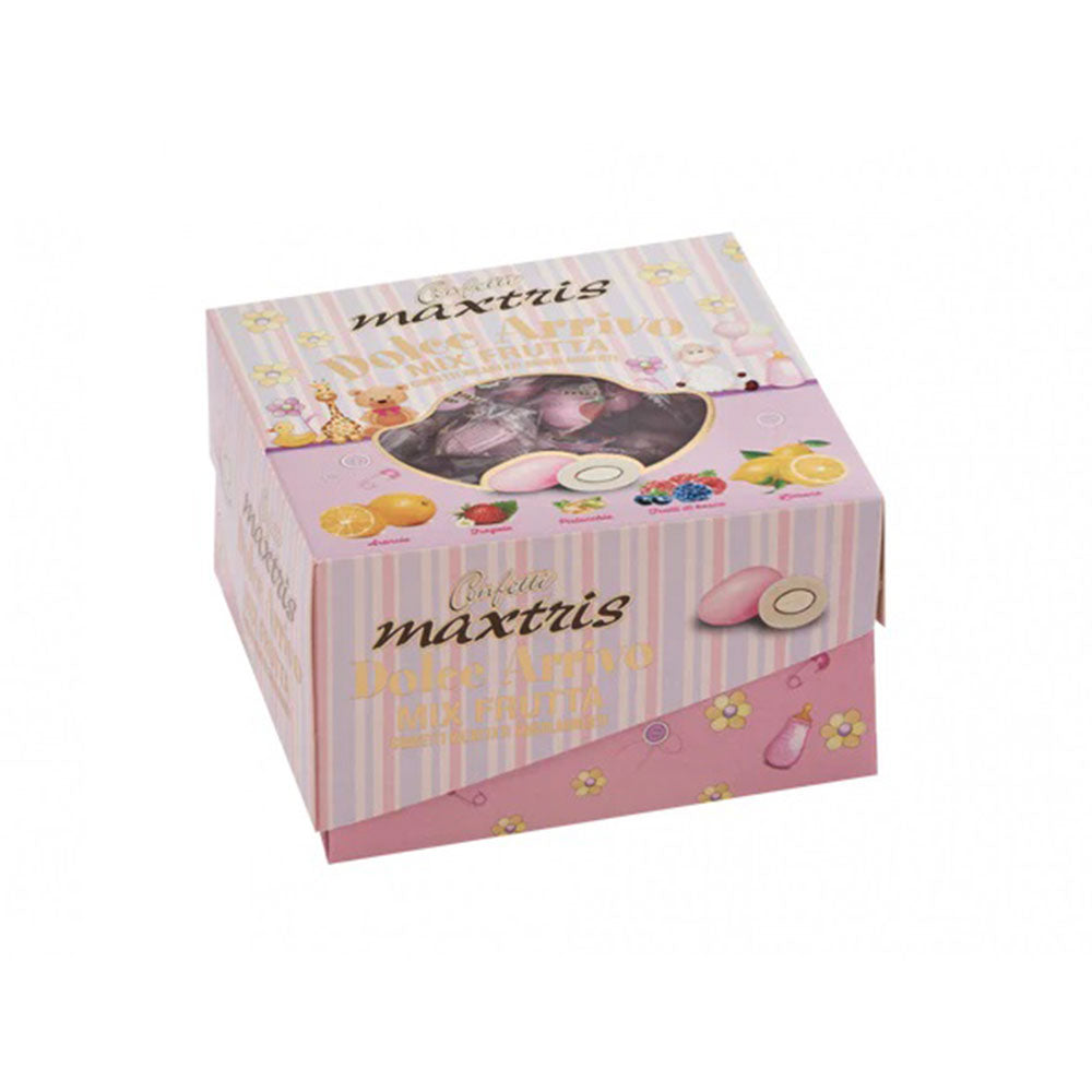 Confetti Ciocomandorla Incartati Rosa 500g Maxtris