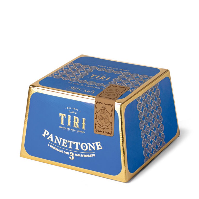 Panettone Caramello Salato 1 kg Tirì | Sale di Cervia e Glassa Croccante