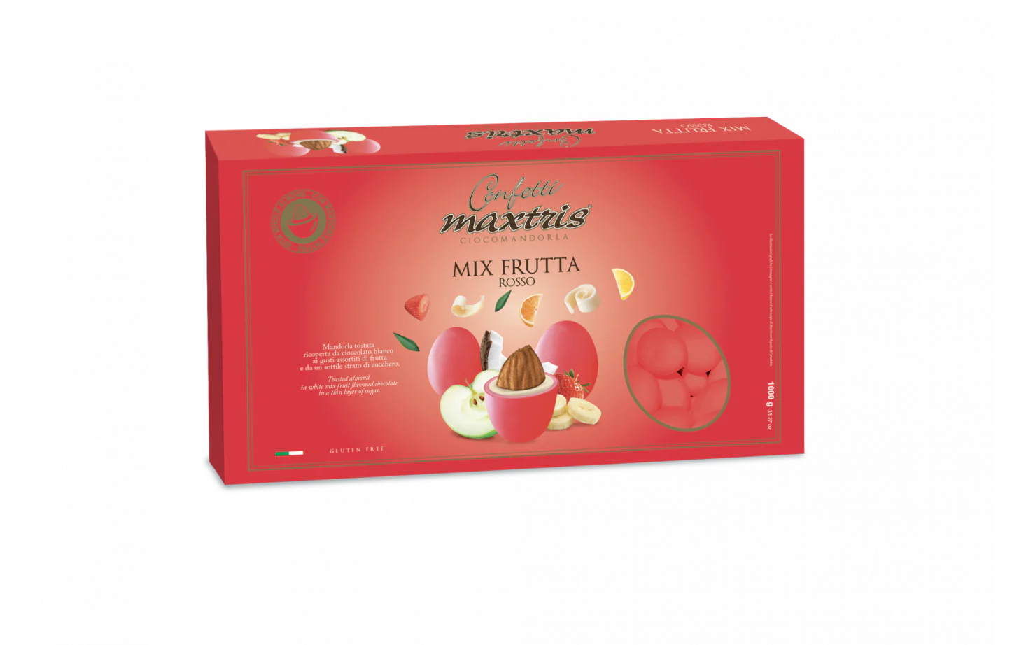 Confetti Ciocomandorla Mix Frutta Rosso 1kg