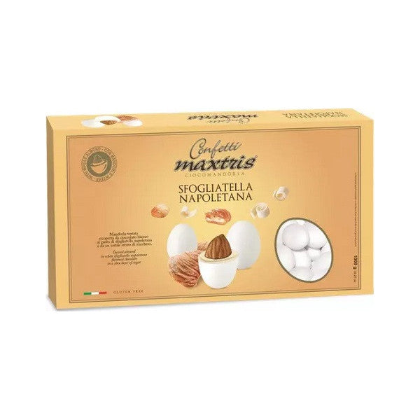 Confetti Ciocomandorla Sfogliatella Napoletana Bianco 1kg
