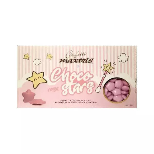 Confetti Stellina Cioccolato Rosa 500g