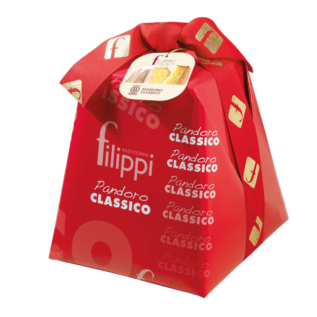 Pandoro Damerino Filippi 1 kg – Artigianale con Vaniglia Bourbon