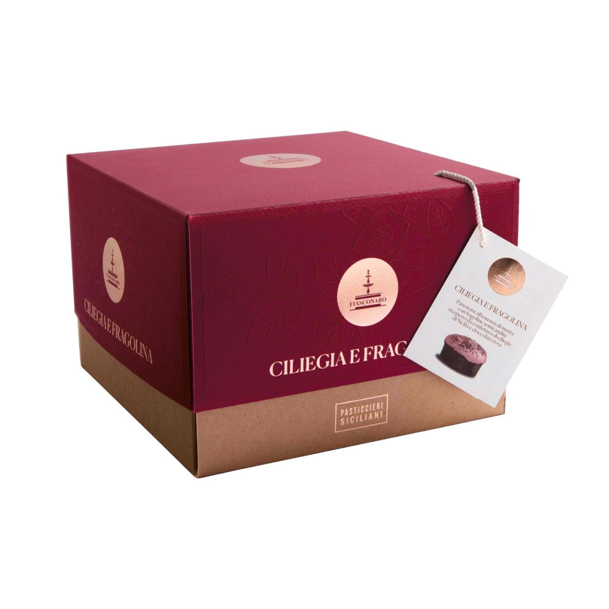 Panettone Fragolina e Ciliegia Fiasconaro 1 kg