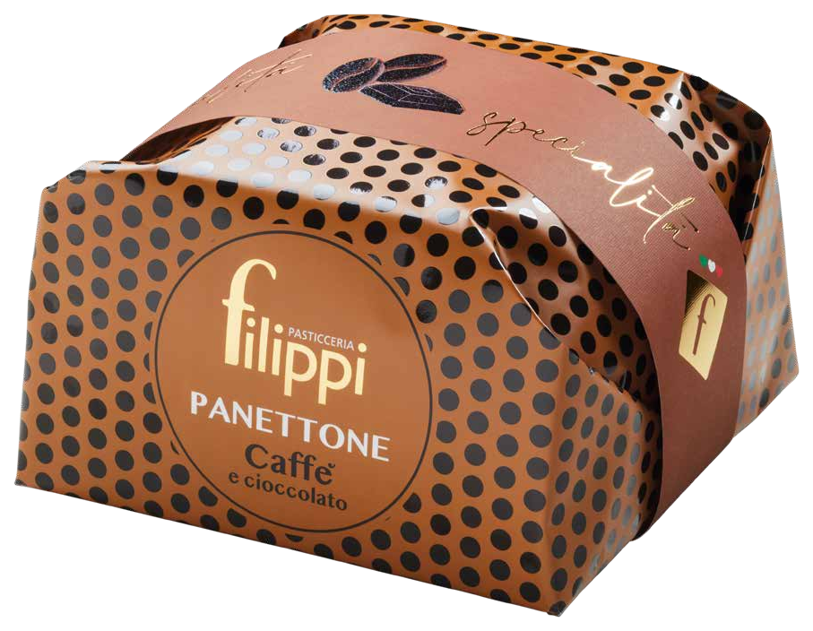 Panettone Caffè e Cioccolato Fondente Filippi 1 kg