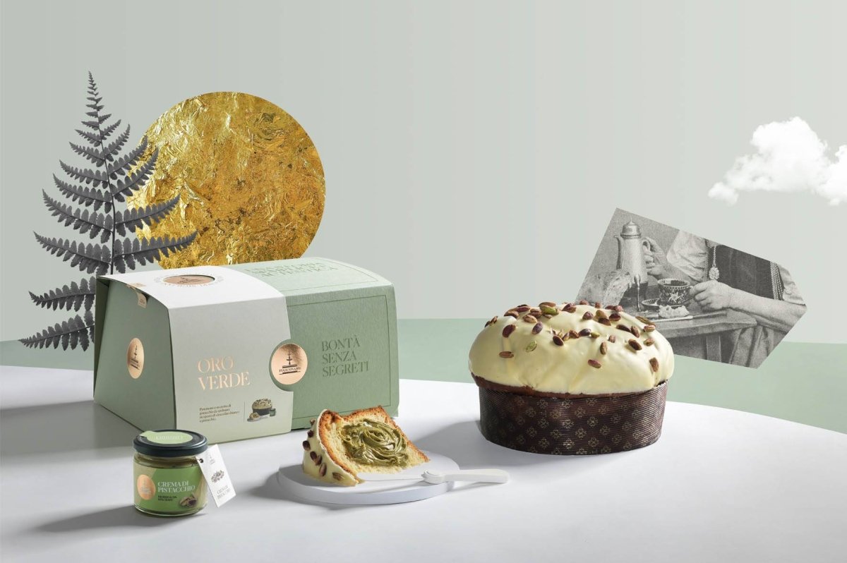 Panettone Oro Verde Fiasconaro 1 kg al pistacchio
