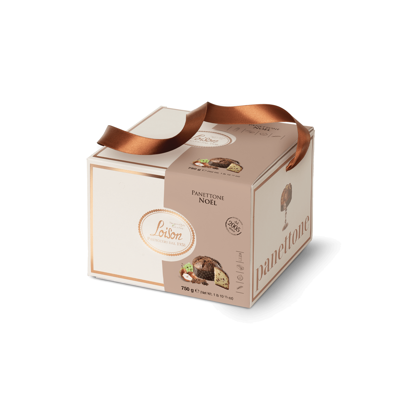 Panettone Noël Pera Cannella Gold Loison 750 g