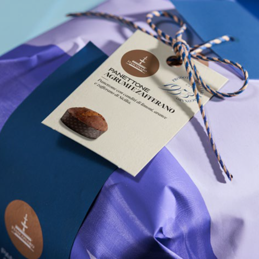Panettone Agrumi e Zafferano 1kg Fiasconaro