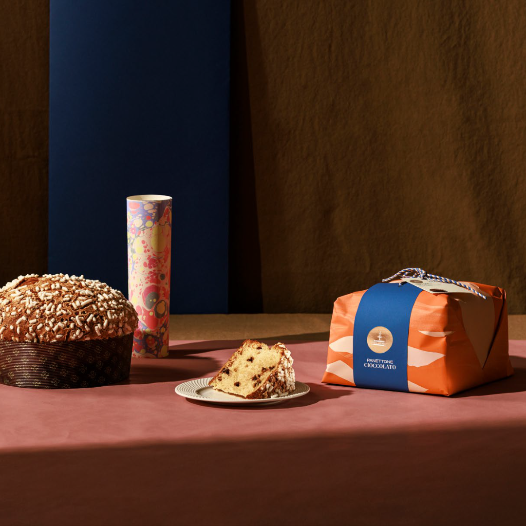 Panettone al Cioccolato 1 kg Fiasconaro con Gocce di Cioccolato