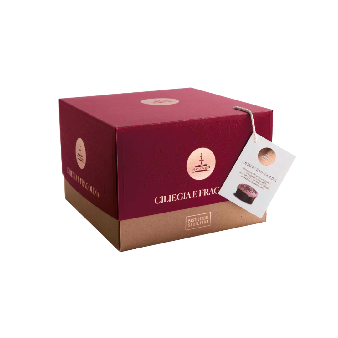 Panettone Fragolina e Ciliegia 1 kg Fiasconaro