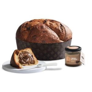 Panettone Oro Nero 1 kg Fiasconaro con Crema al Caffè