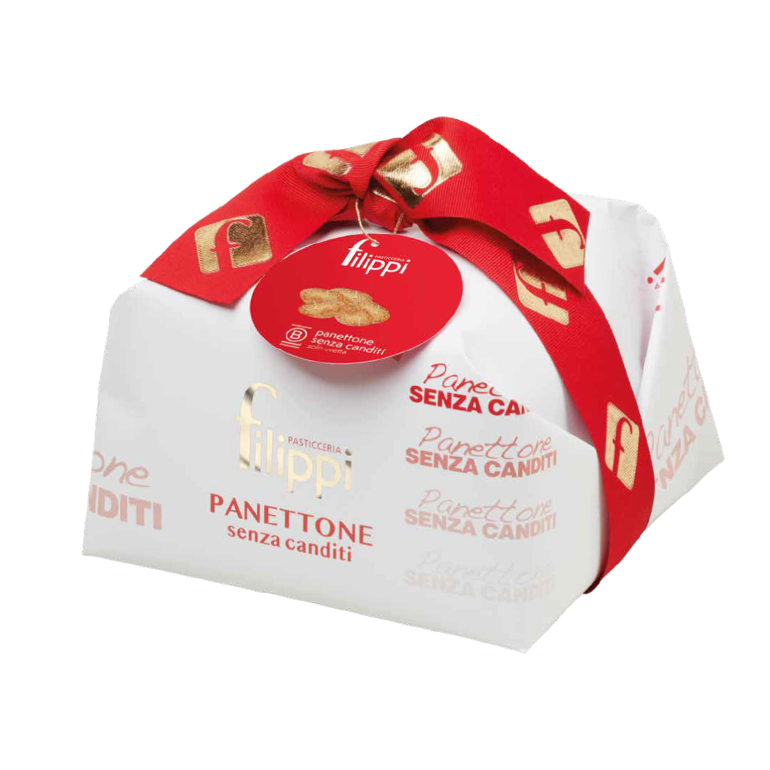 Panettone Senza Canditi Filippi 1 kg – Solo Uvetta Sultanina