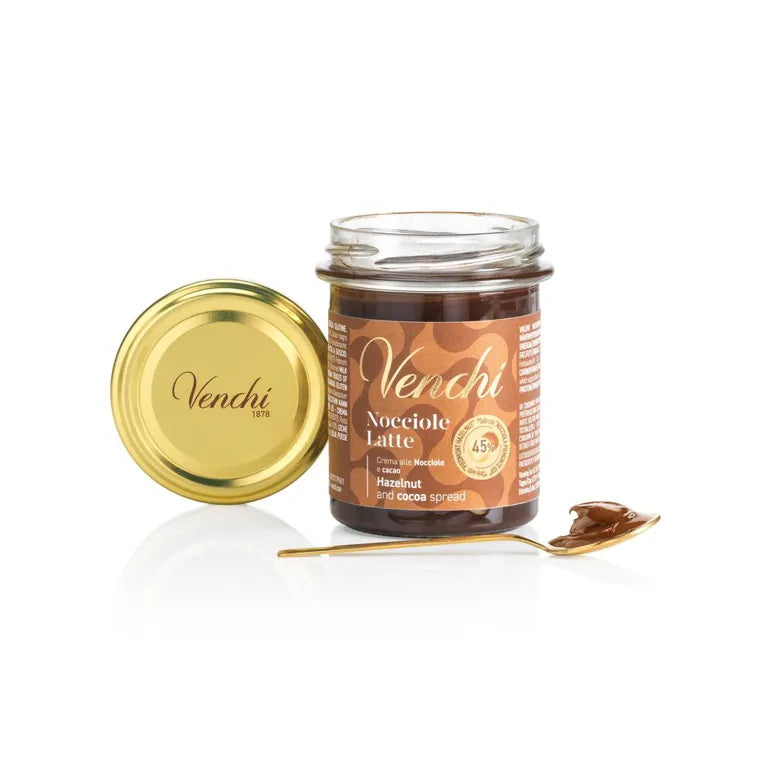 Crema Spalmabile Nocciole Latte 200g | Cioccolatini Venchi di Alta Qualità